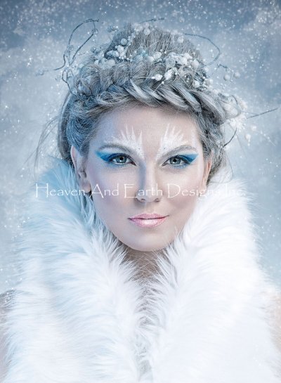 Diamond Painting Canvas - Mini Ice Queen M - Click Image to Close